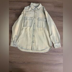 H&M Washed Jean Jacket Oversized Fit Size Medium Men